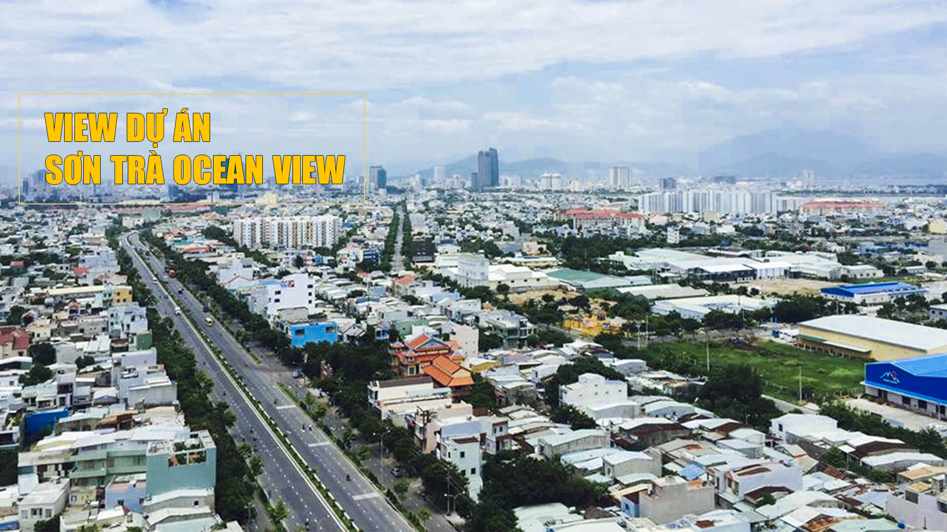 View nhìn trung tâm thành phố từ dự án Sơn Trà Ocean View