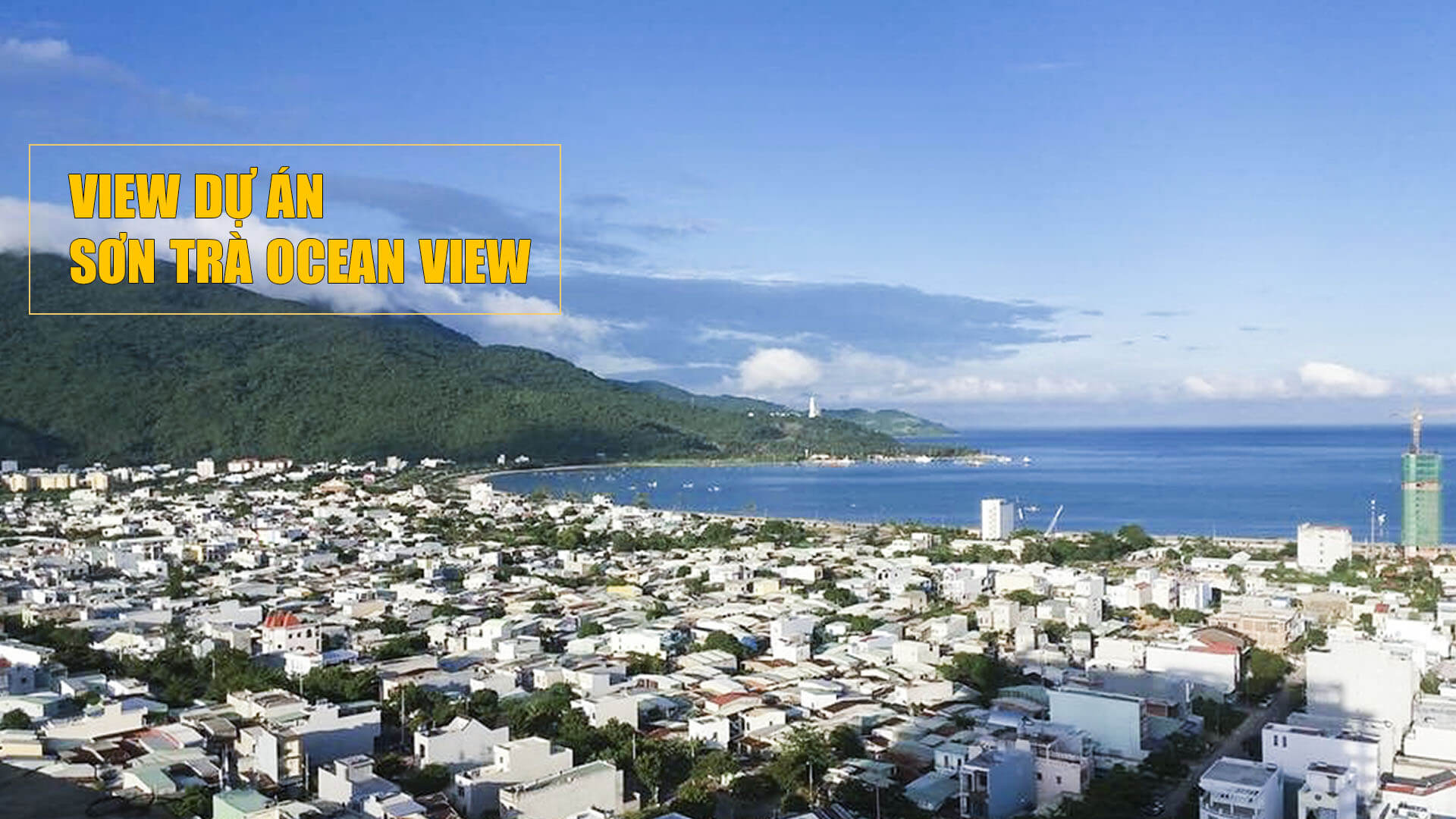 View nhìn bán đảo Sơn Trà từ dự án Sơn Trà Ocean View