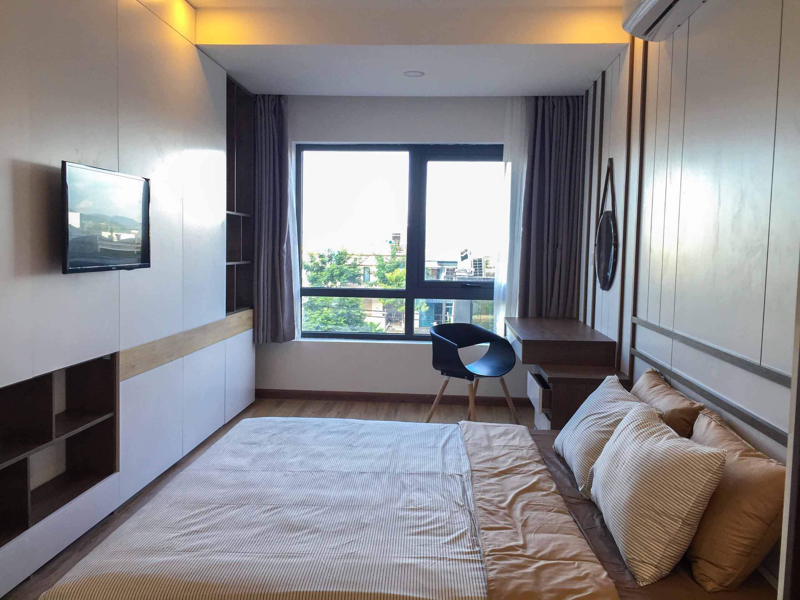 Hình ảnh phòng ngủ căn hộ mẫu dự án Sơn Trà Ocean View