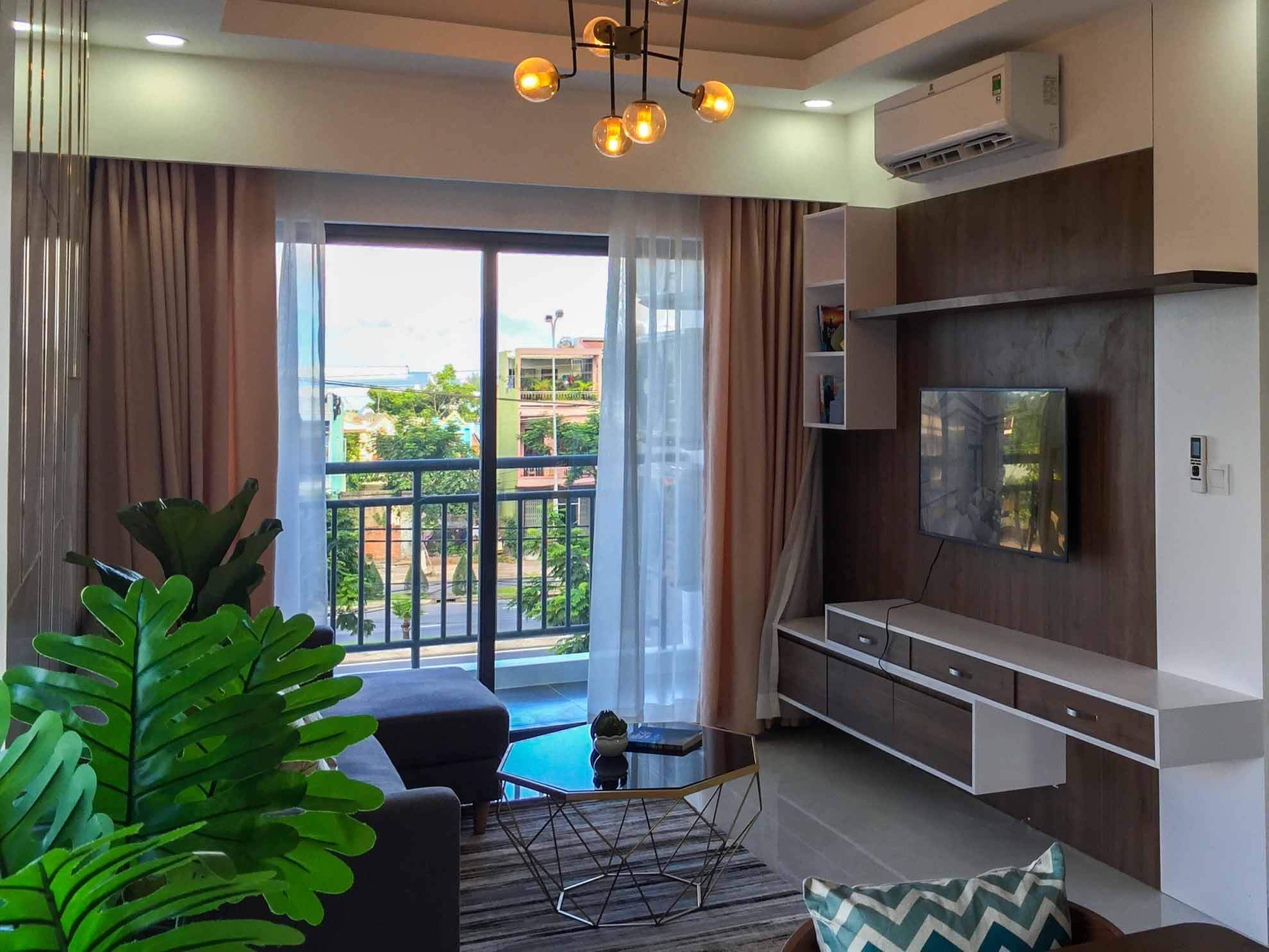 Hình ảnh phòng khách căn hộ Sơn Trà Ocean View