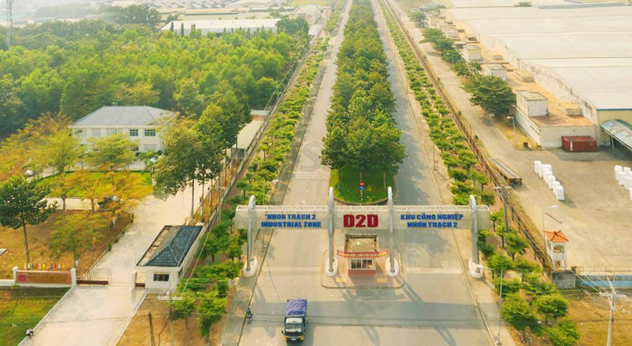 Hình ảnh cổng chào Khu công nghiệp Nhơn Trạch 2
