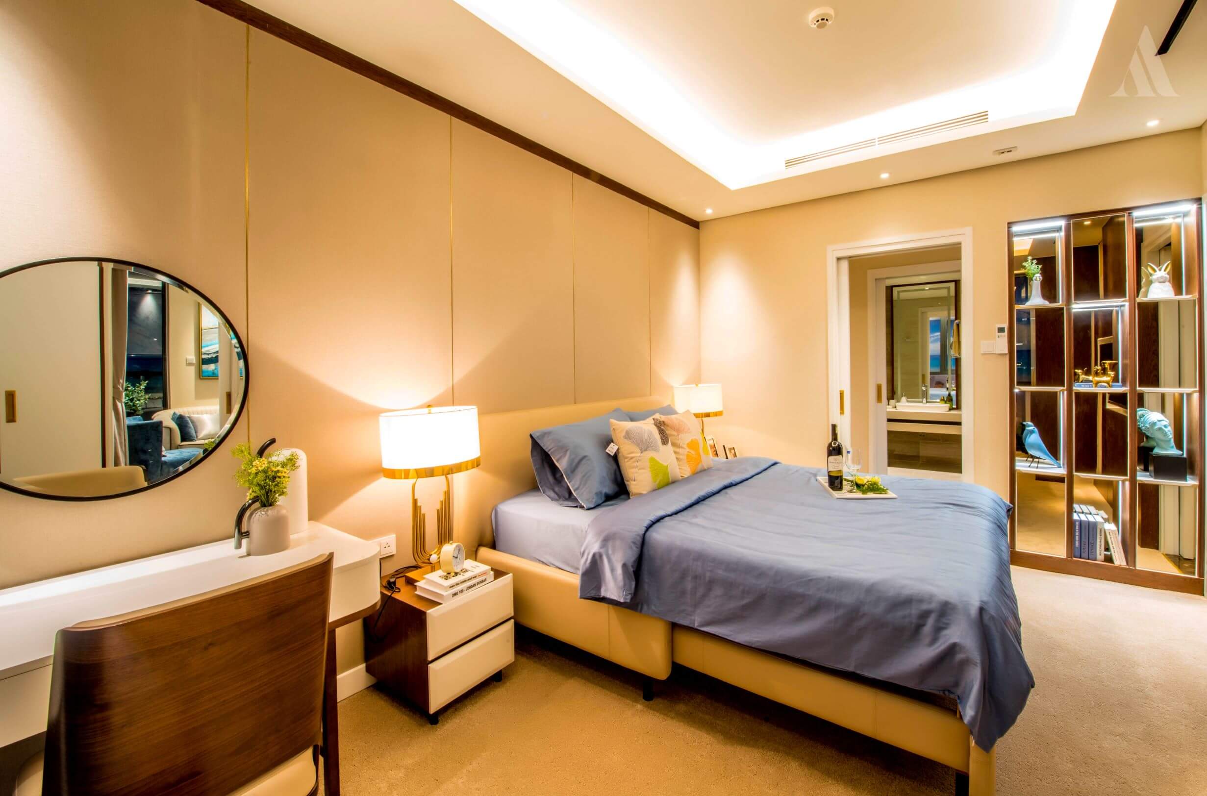 Phòng ngủ tại căn hộ Aria Đà Nẵng