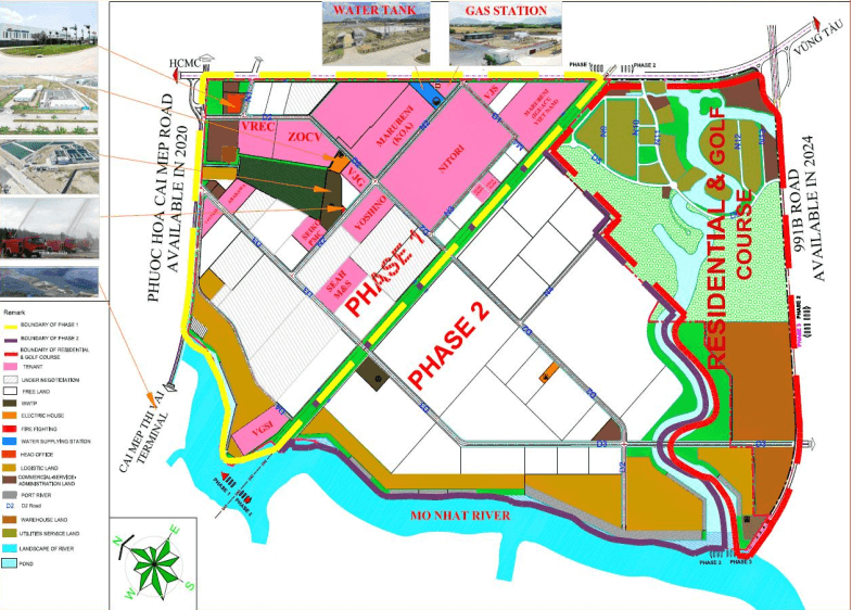 Bản đồ quy hoạch dự án KCN Phú Mỹ 3