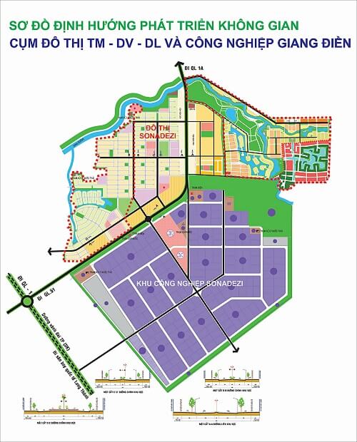 Bản đồ quy hoạch KCN Giang Điền