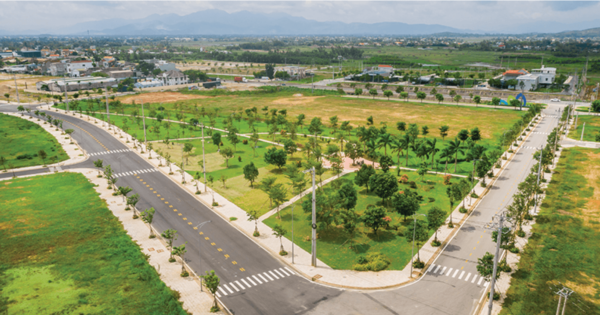 Công viên cây xanh tại dự án Khu dịch vụ VSIP Quảng Ngãi