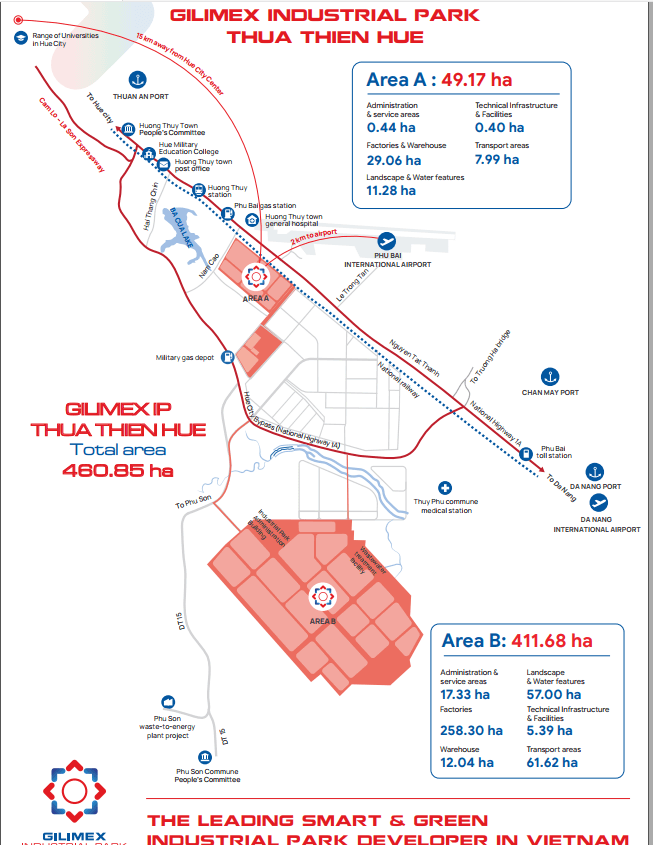 Bảng đồ quy hoạch KCN Gilimex Huế