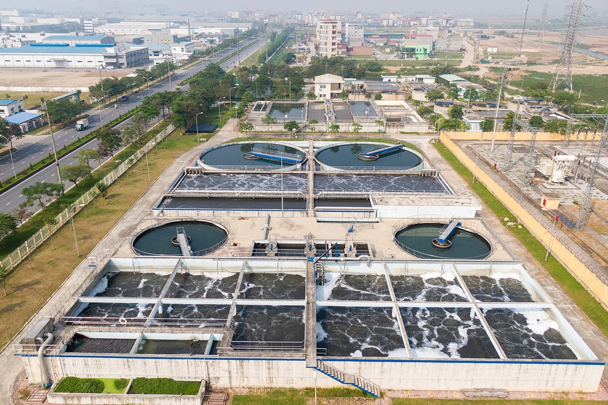 Nhà máy xử lý nước thải Khu công nghiệp Yên Phong