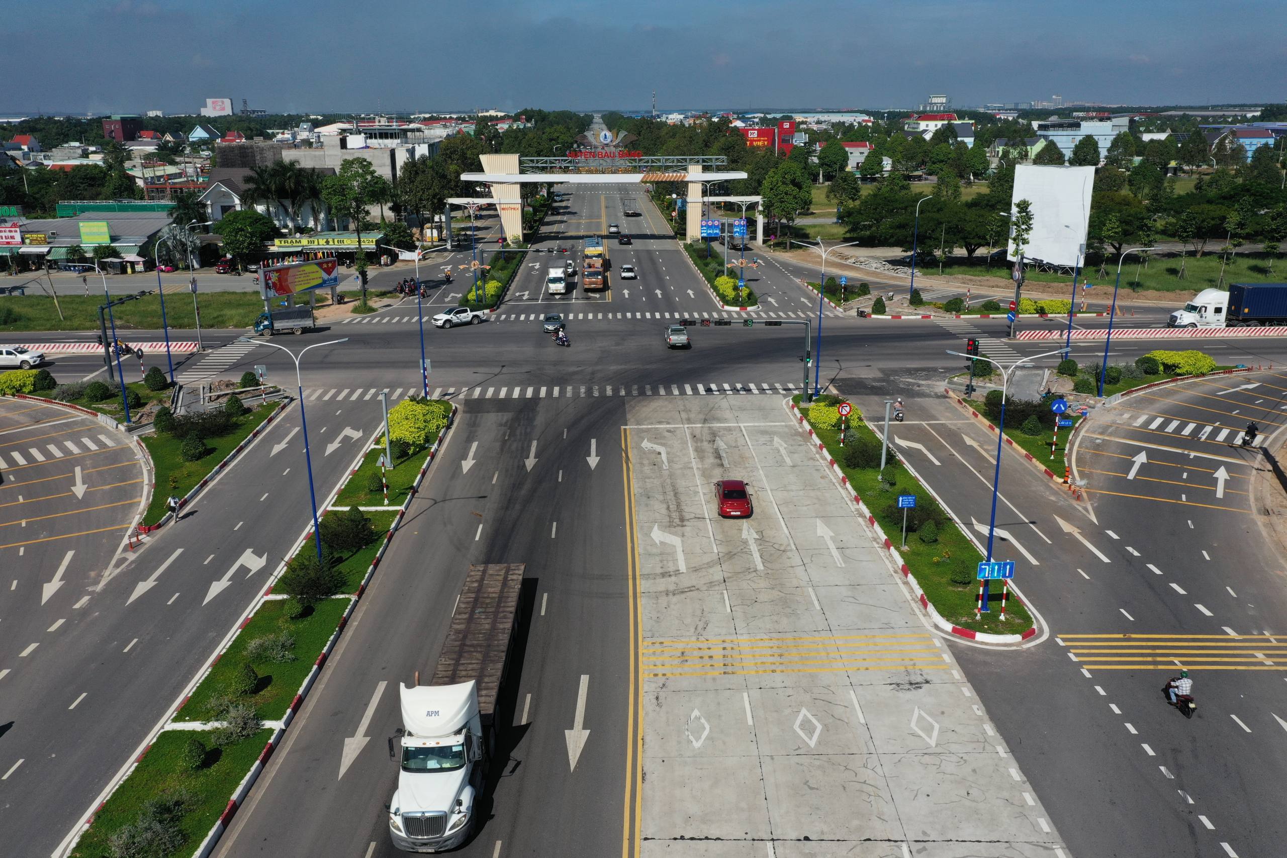 Kết nối giao thông thuận lợi từ KCN Bàu Bàng